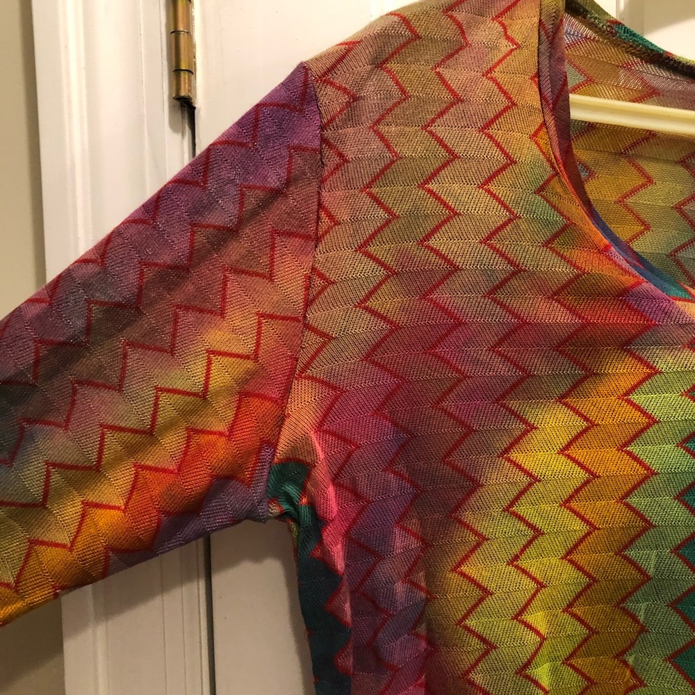 View Collection Rainbow Pointelle Top - Picture 3 of 8